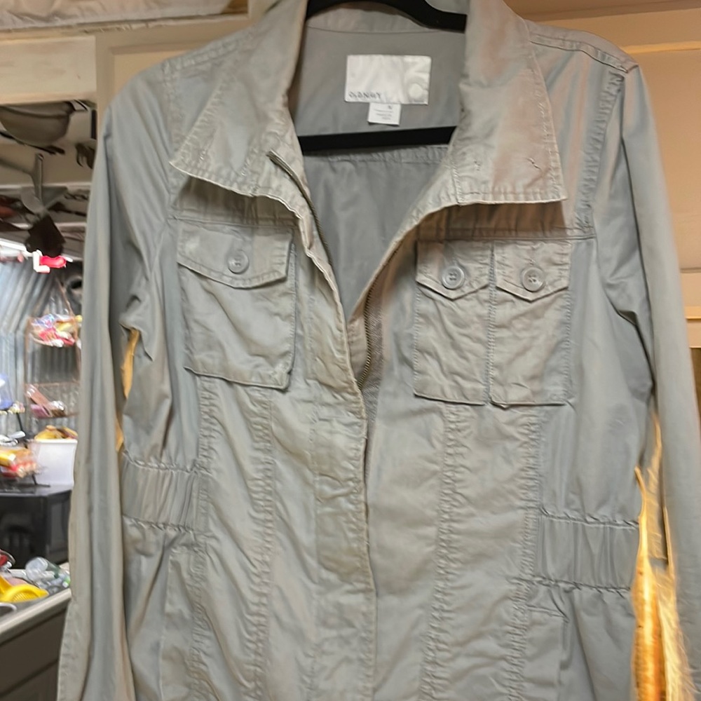 Light white denim jacket by Old Navy